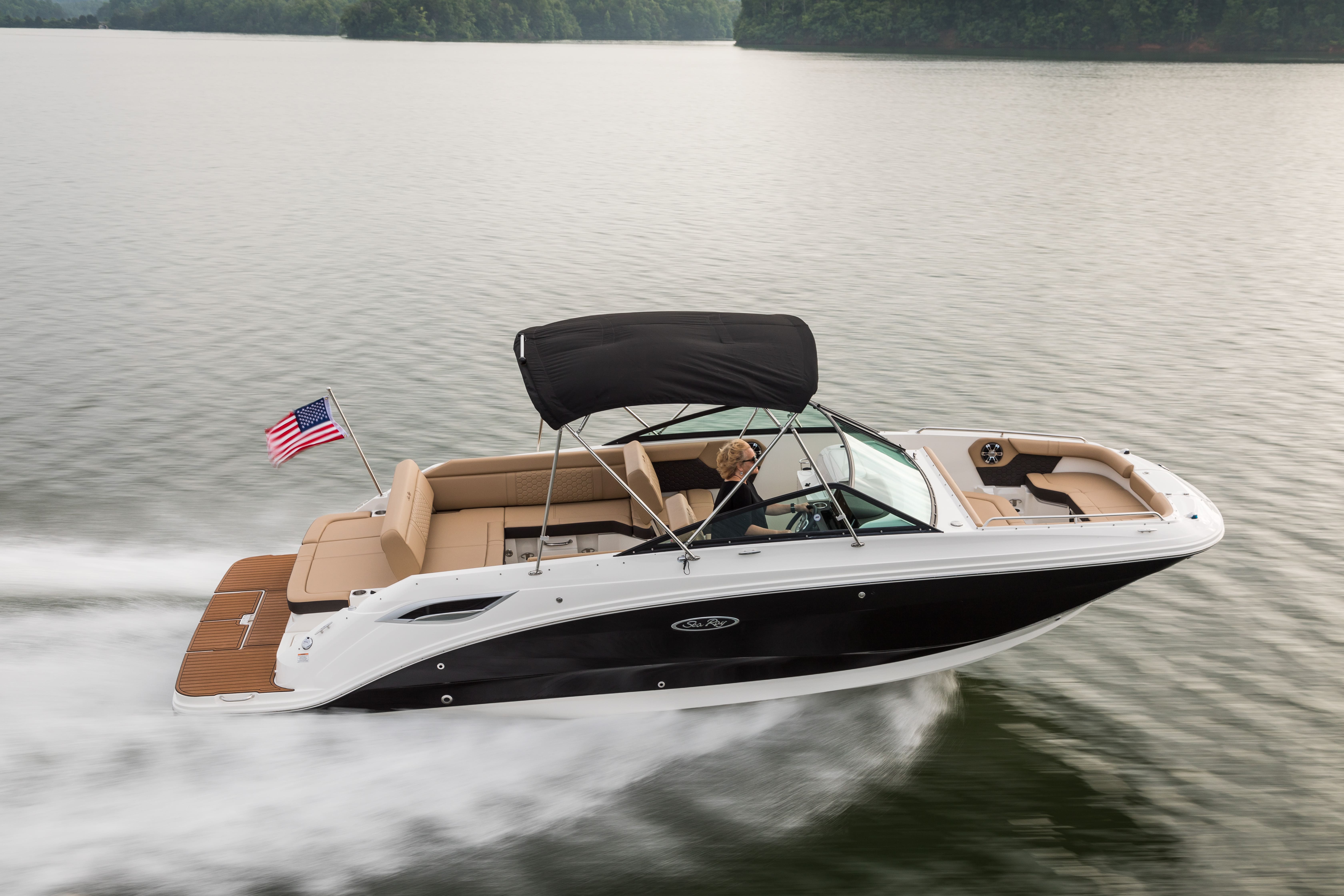 The new Sea Ray 250 SDX is available for immediate delivery